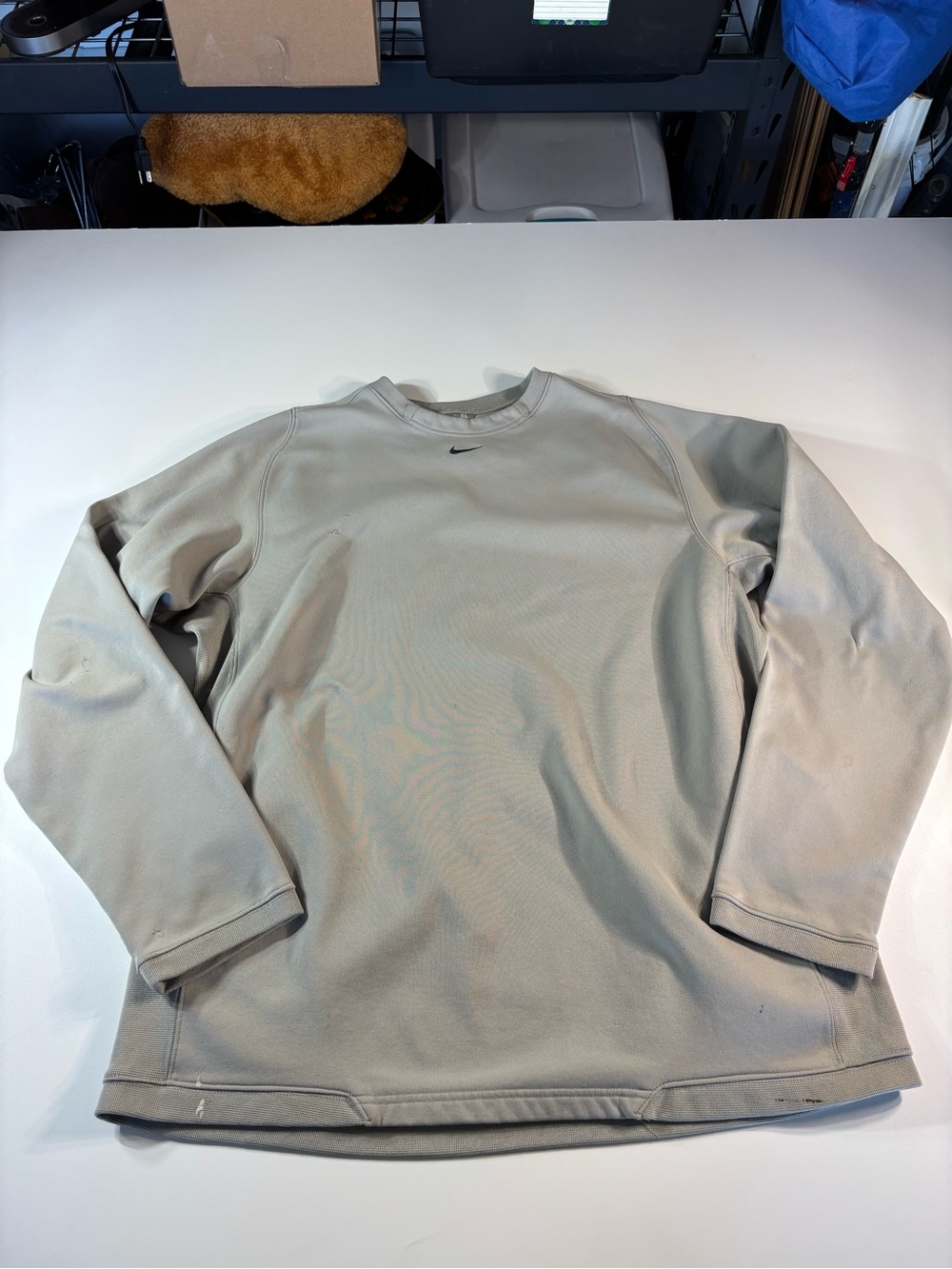 Vintage Y2K Nike Therma Fit Pullover Size XL Center Swoosh *read*
